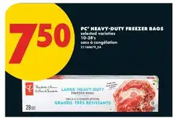 No Frills PC HEAVY-DUTY FREEZER BAGS, 10-38'S offer