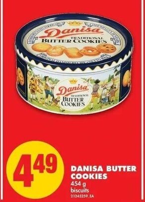 No Frills Danisa Butter Cookies offer