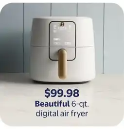 Walmart Beautiful 6-qt. digital air fryer offer