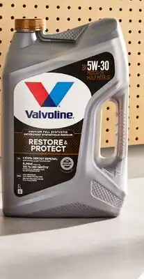 Walmart Valvoline Restore & Protect Premium full synthetic motor oil offer