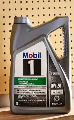 Walmart Mobil 1 Advanced fuel economy synthetic motor oil offer