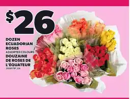 Independent Grocer DOZEN ECUADORIAN ROSES offer