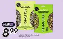 Sobeys Pistachios shelled offer