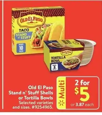 Walmart Old El Paso offer