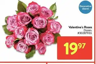 Walmart Valentine's Roses offer