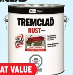 Canadian Tire Tremclad Rust Paint, 3.78L offer