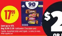 Canadian Tire Halloween Chocolate and Candy offer