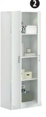Canadian Tire Sauder 2-Door Cabinet, White offer