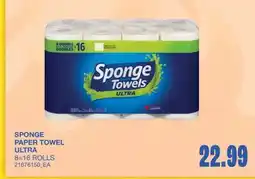 Wholesale Club PAPER TOWEL ULTRA, 8-16 ROLLS offer
