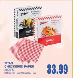 Wholesale Club CHECKERED PAPER, 2000'S offer