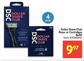 Walmart Dollar Shave Club offer
