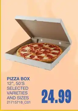 Wholesale Club PIZZA BOX, 12, 50'S offer