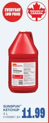 Wholesale Club KETCHUP offer
