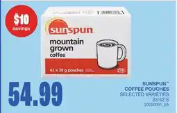Wholesale Club COFFEE POUCHES, 32/42'S offer