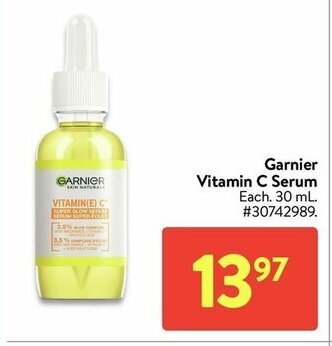 Walmart Garnier Vitamin C Serum offer