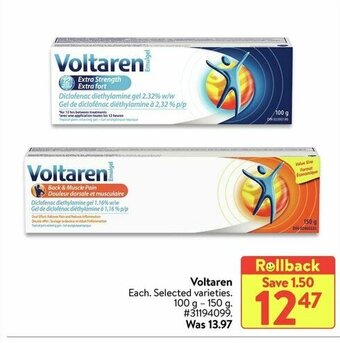 Walmart Voltaren offer