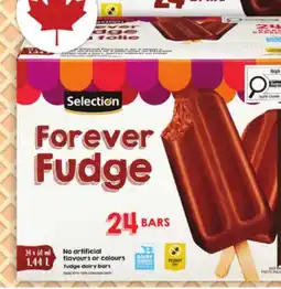 Food Basics SELECTION FOREVER FUDGE OR VANILLA SUPRISE ICE BARS offer