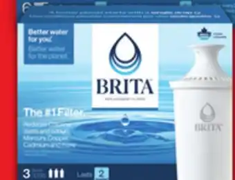 Food Basics BRITA WATER FILTRATION SYSTEM OR REFILL FILTERS offer