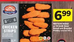 Foodland Halal Boxed and Breaded Poultry offer