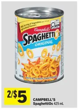 Foodland SpaghettiOs offer