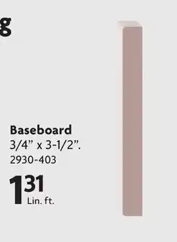 Home Hardware Baseboard Modern Moulding offer