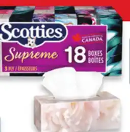 Walmart Scotties 3-ply facial tissue offer