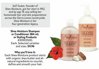 Walmart Shea Moisture Shampoo offer