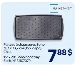 Walmart 15x 29 Soho boot tray offer