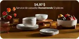 Walmart Service de vaisselle Hometrends 12 pièces offer