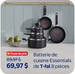Walmart Batterie de cuisine T-fal Essentials offer
