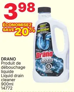 Rossy DRANO Liquid drain cleaner offer