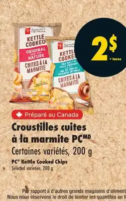 L'Intermarché CROUSTILLES CUITES À LA MARMITE | KETTLE COOKED CHIPS offer