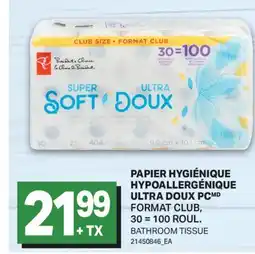 L'Intermarché PAPIER HYGIÉNIQUE HYPOALLERGÉNIQUE ULTRA DOUX | BATHROOM TISSUE offer
