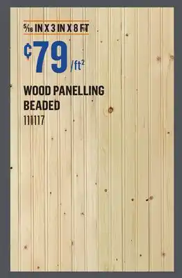 Canac Wood Panelling offer