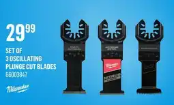Canac Set of 3 Oscillating Plunge Cut Blades offer