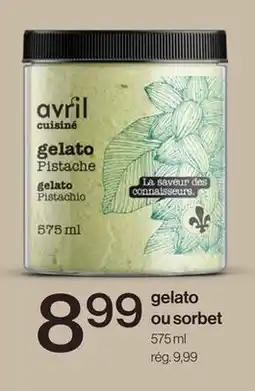 Avril gelato ou sorbet offer