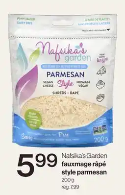 Avril Nafsika's Garden fauxmage râpé style parmesan offer