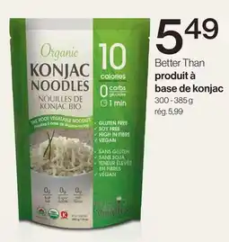 Avril Better Than product à base de konjac offer