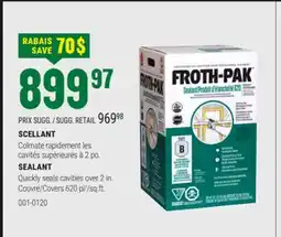 BMR SCELLANT offer