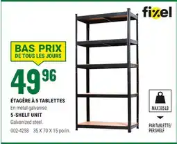 BMR ÉTAGÈRE À 5 TABLETTES offer