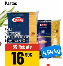 Mayrand Pastas, Barilla offer