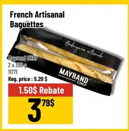 Mayrand French Artisanal Baguettes, Mayrand CHEF offer