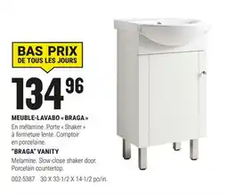 BMR MEUBLE-LAVABO BRAGA offer