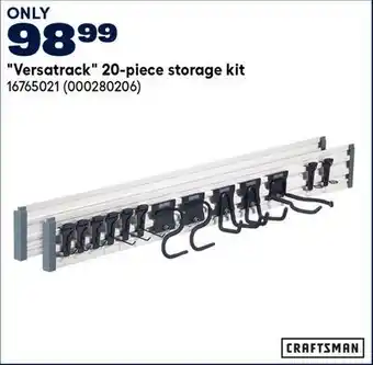 RONA CRAFTSMAN Versatrack 20-piece storage kit offer