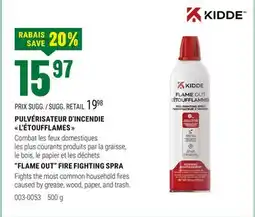 BMR PULVÉRISATEUR D'INCENDIE L'ÉTOUFFLAMES offer