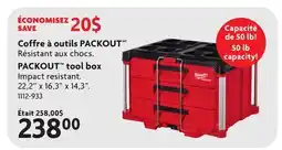 Home Hardware PACKOUT tool box offer