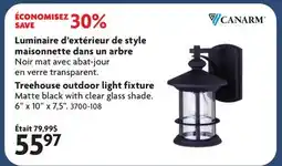 Home Hardware Treehouse outdoor light fixture offer