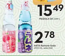 Sobeys Hata ramune soda offer