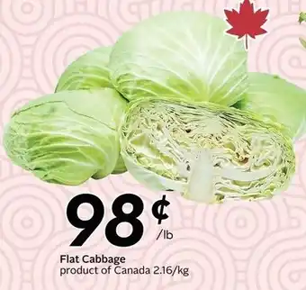 Sobeys Flat Cabbage offer