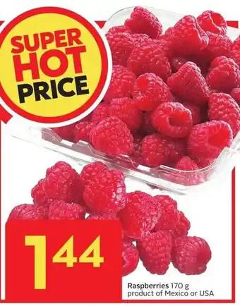 Sobeys Raspberries offer